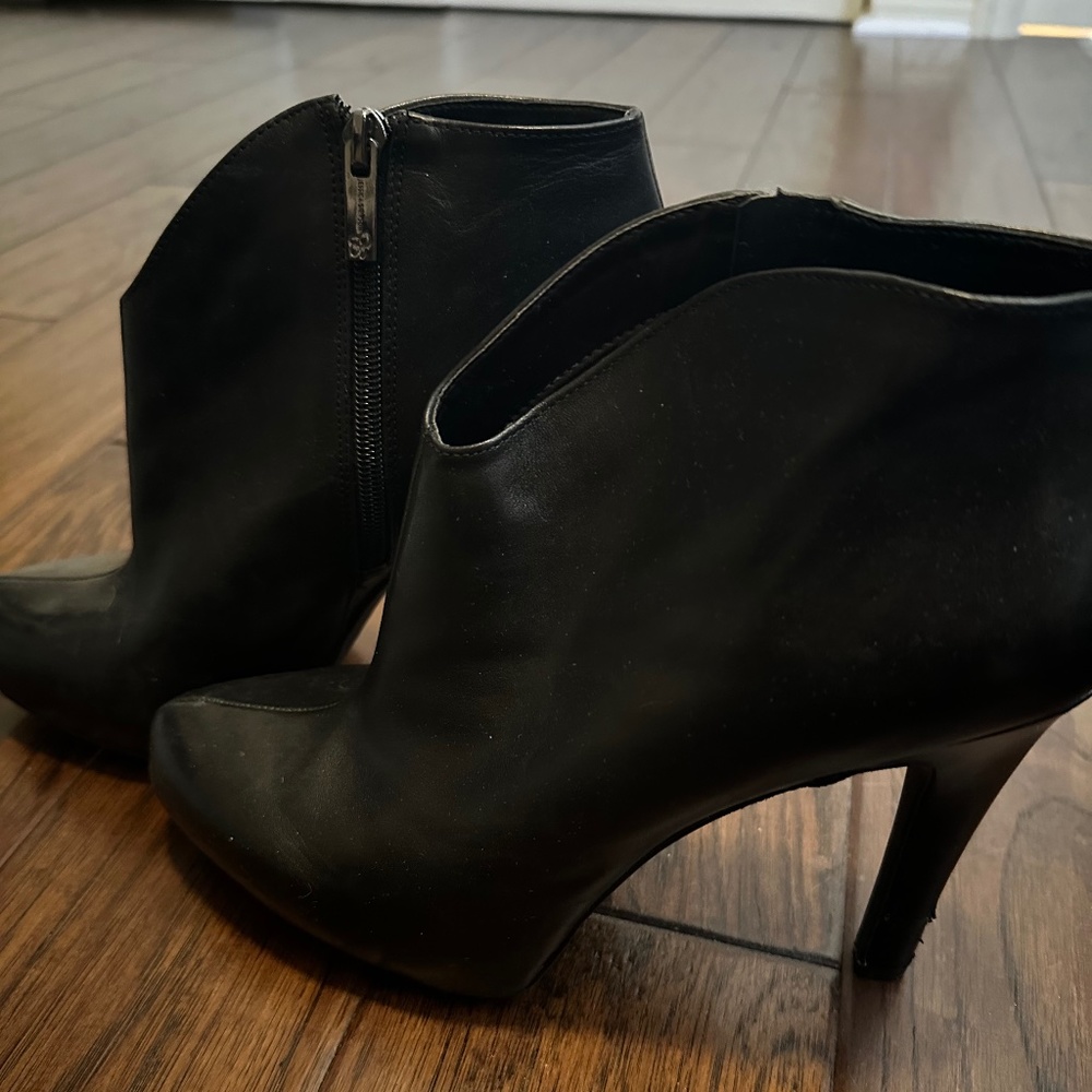 Black Booties High Heels